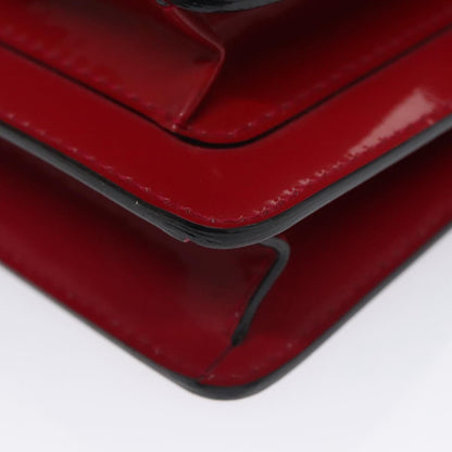 Louis Vuitton Monceau Handbag Vernis, Red, Patent Leather, Handbag