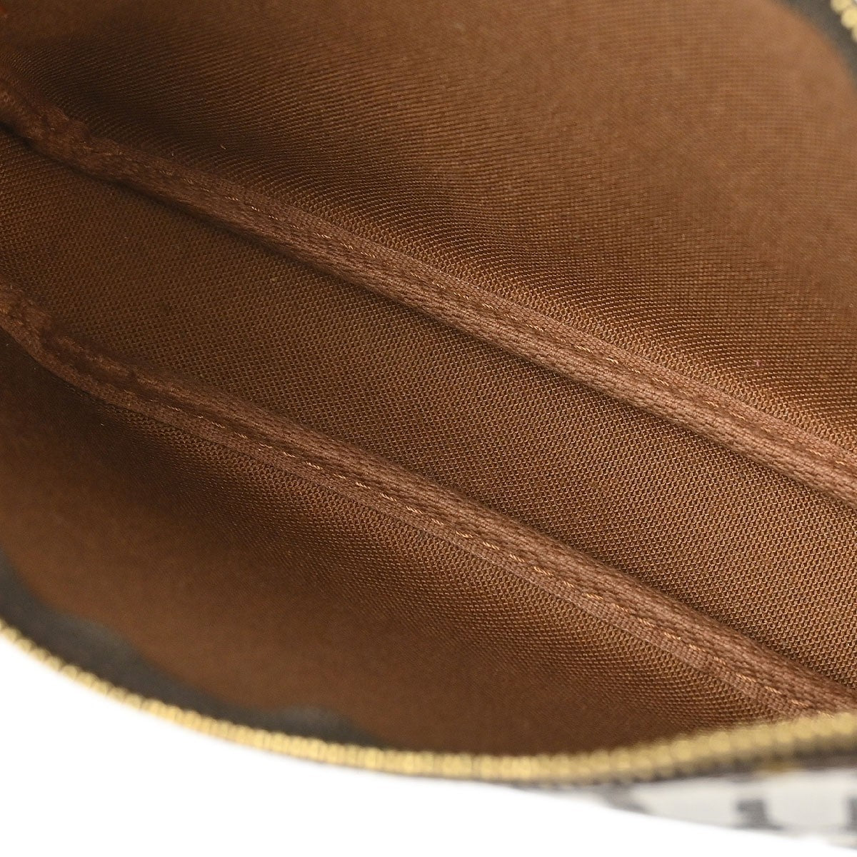 Louis Vuitton Pochette Accessoires Limited Edition Monogram Graffiti, BROWN, CANVAS, Clutche & pouche