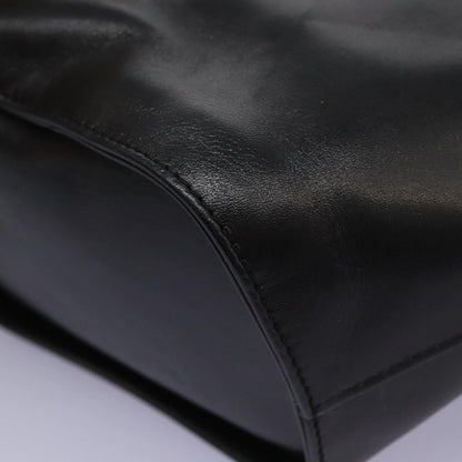 Salvatore Ferragamo Vintage Shoulder Bag Leather, BLACK, LEATHER, Shoulder bag