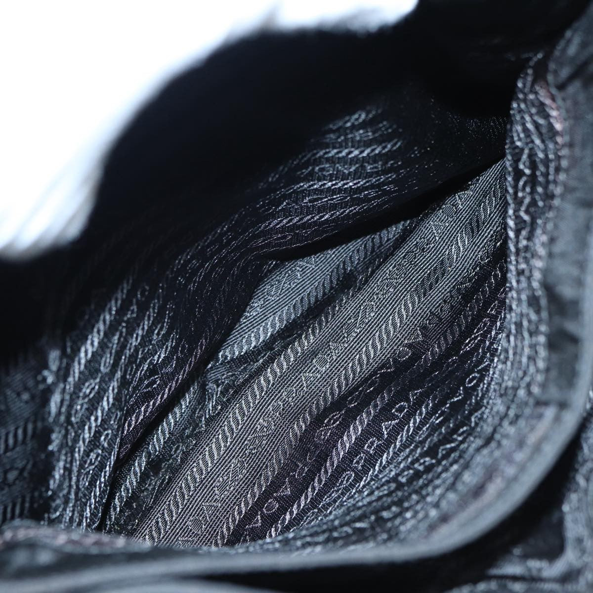 Prada Vintage Shoulder Bag Tessuto, BLACK, NYLON, Shoulder bag