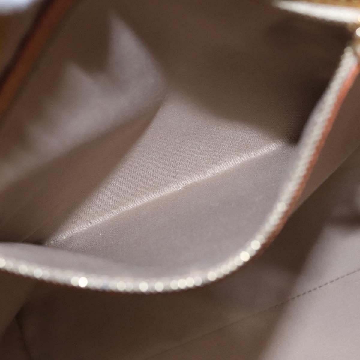 Louis Vuitton Reade Handbag Monogram Vernis, Beige, Patent Leather, Handbag