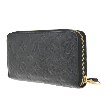 Louis Vuitton Zippy Wallet NM Leather Empreinte, BLACK, LEATHER, Wallets