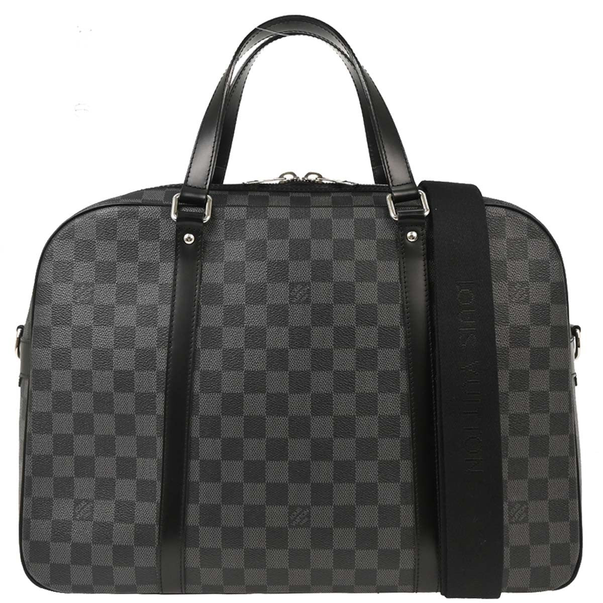 Louis Vuitton Jorn Briefcase Damier Graphite, BLACK, CANVAS, Briefcase