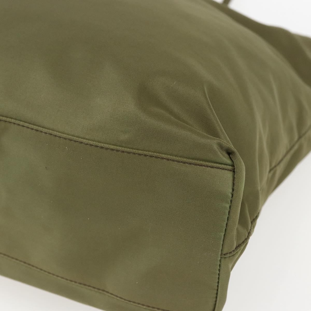 Prada Vintage Tote Tessuto, KHAKI, NYLON, Tote bag