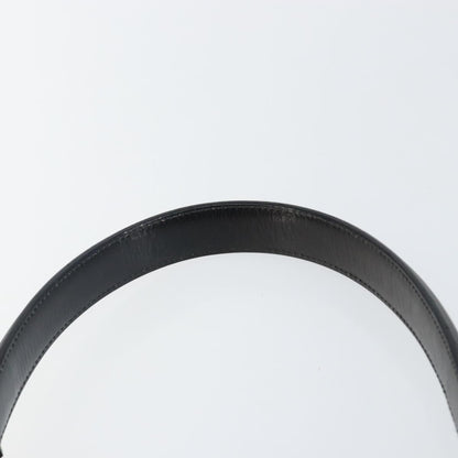 Celine Vintage Top Handle Bag Glazed Leather, BLACK, LEATHER, Handbag