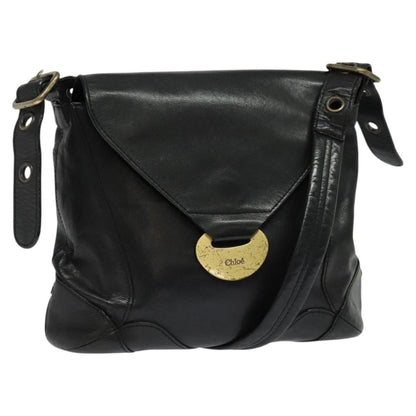 Chloe Vintage Flap shoulder bag Leather, BLACK, LEATHER, Shoulder bag