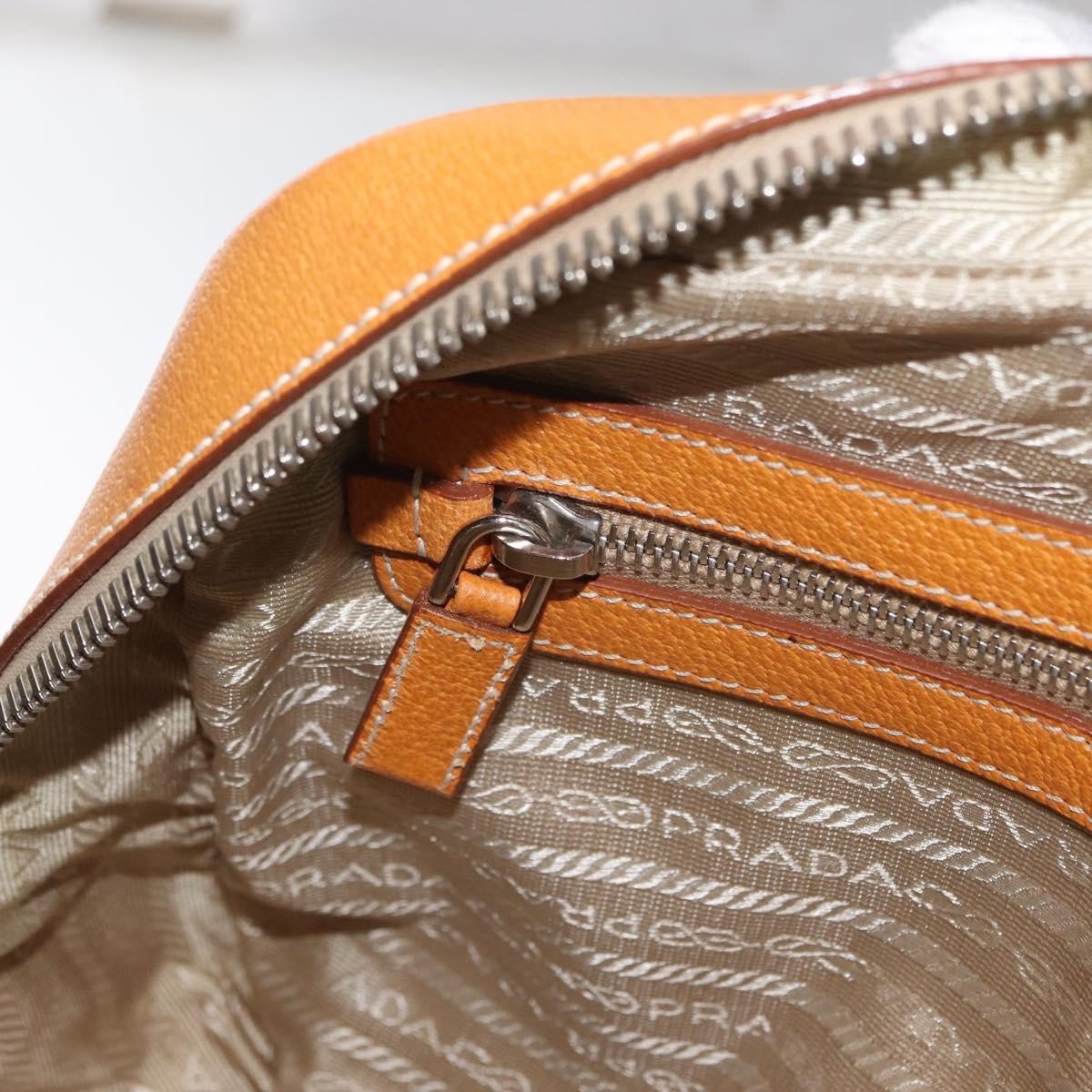 Prada Bowler Bag Canvas with Leather, BEIGE, CANVAS, Handbag