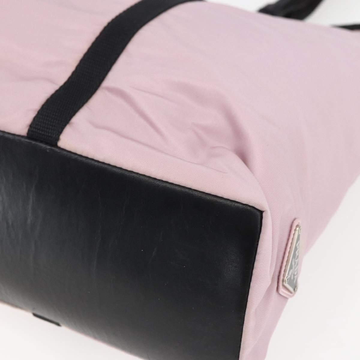 Prada Vintage Tote Tessuto, PINK, NYLON, Tote bag