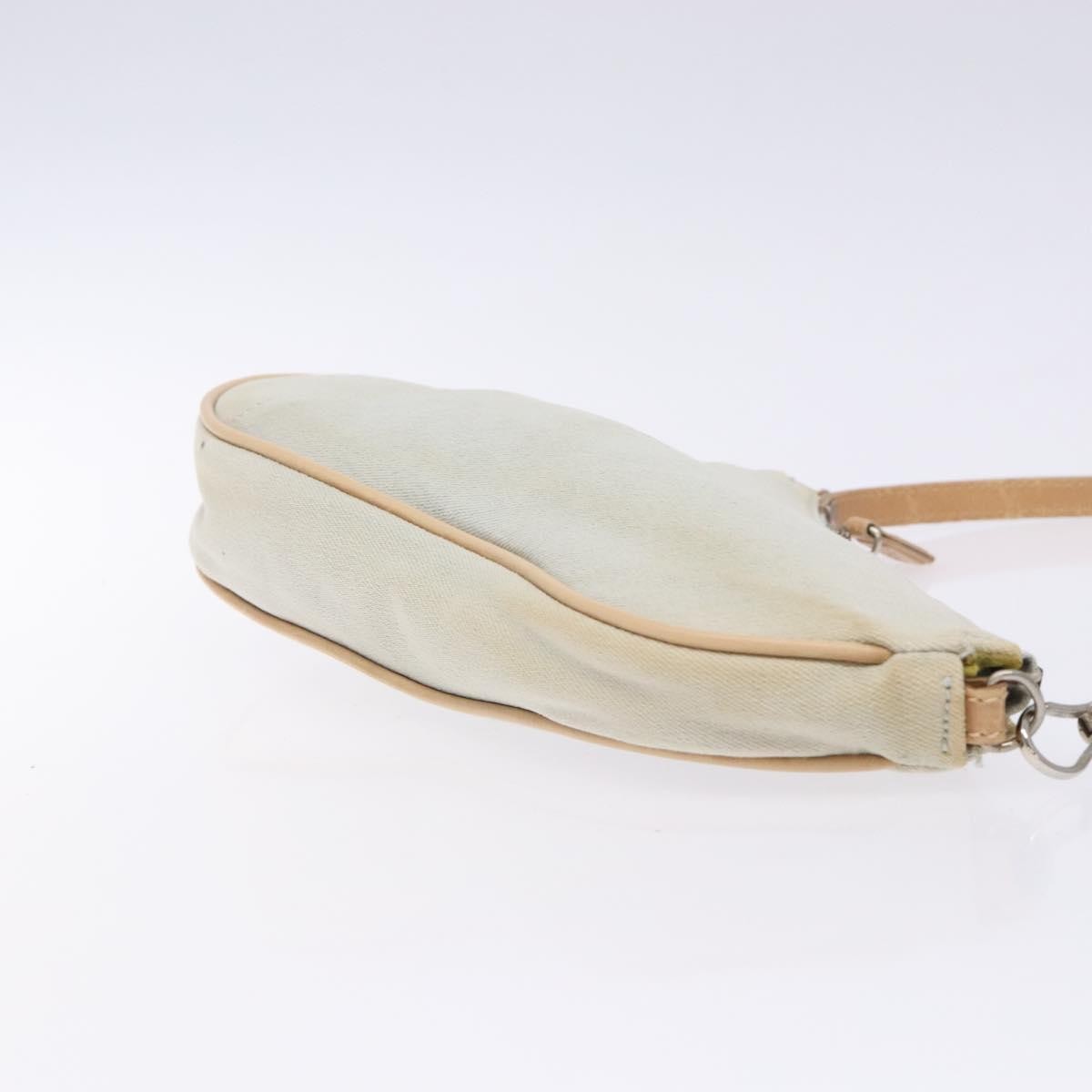 Christian Dior Vintage Saddle Bag Denim, BLUE, DENIM_JEANS, Shoulder bag