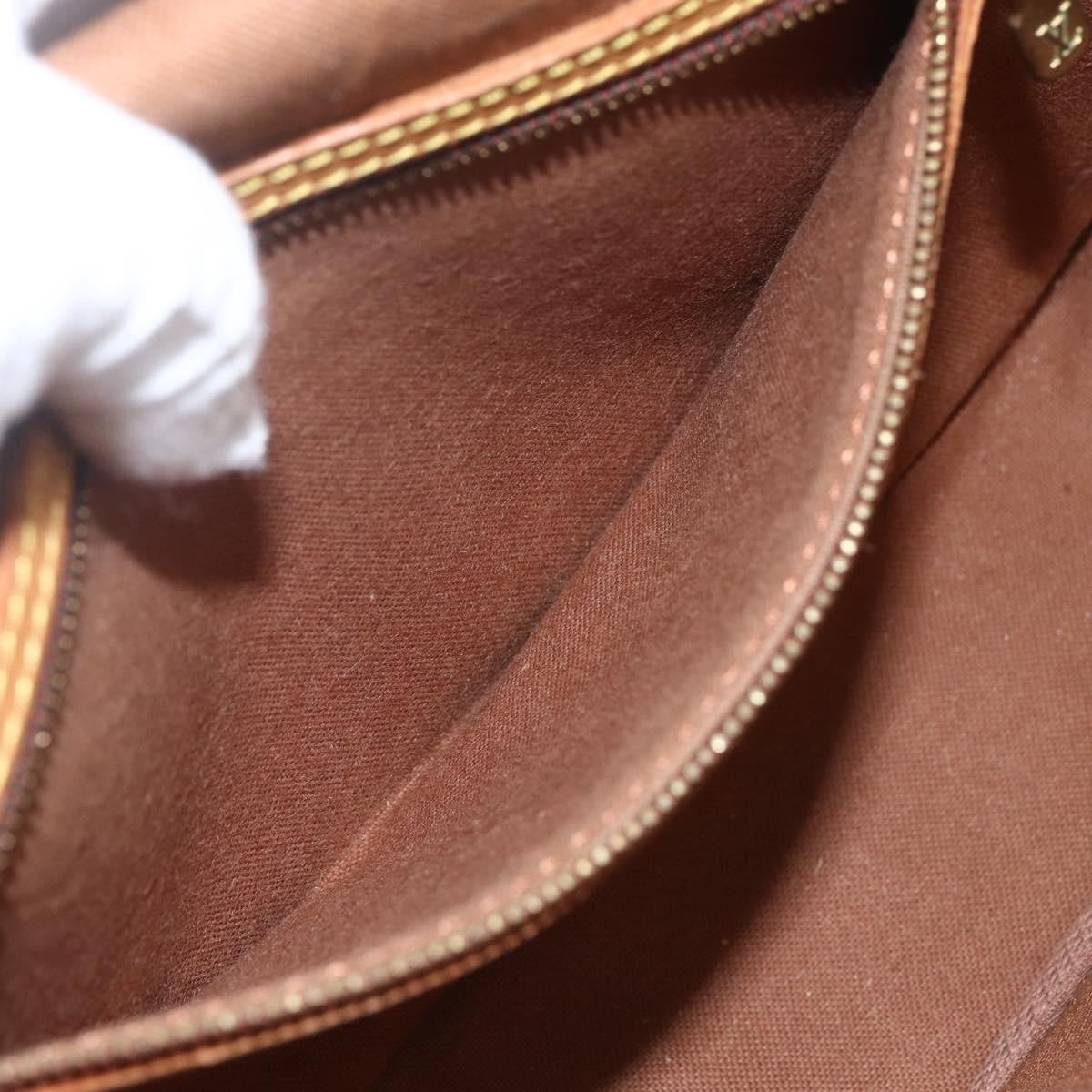 Louis Vuitton Sac Gibeciere Messenger Bag Monogram Canvas, BROWN, CANVAS, Shoulder bag