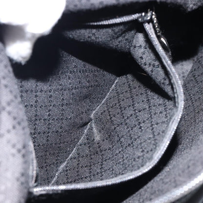 Gucci Vintage Bamboo Handle Bag Nylon, BLACK, NYLON, Handbag