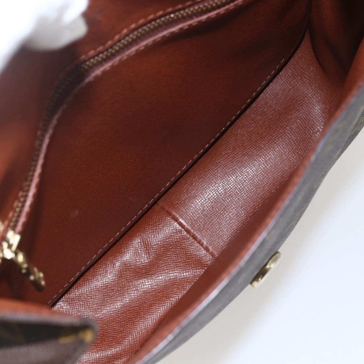 Louis Vuitton Saint Cloud Handbag Monogram Canvas, BROWN, CANVAS, Shoulder bag