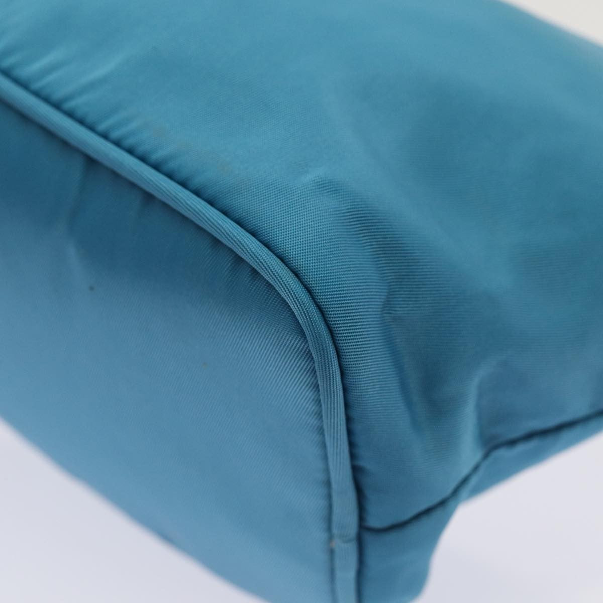 Prada Vintage Chain Shoulder Bag Tessuto, BLUE, NYLON, Shoulder bag