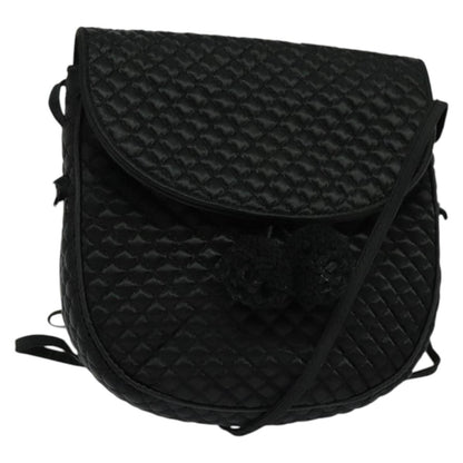 Bottega Veneta Intrecciato Clutch bag Calfskin, BLACK, SATIN, Shoulder bag