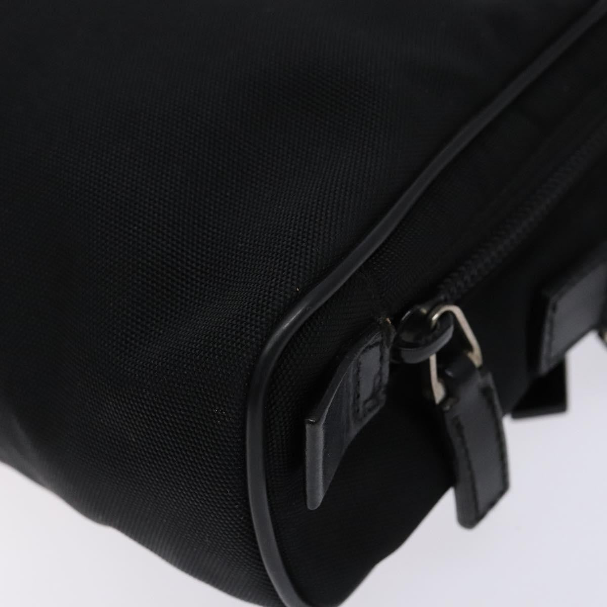 Gucci Pochette Nylon, BLACK, NYLON, Clutche & pouche