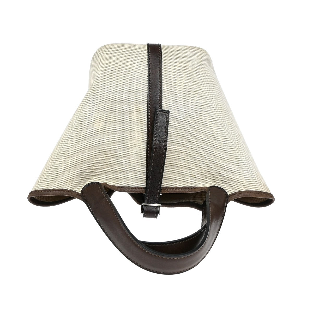 Hermes Picotin Bag Toile and Leather, BEIGE, CANVAS, Handbag