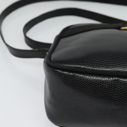 Salvatore Ferragamo Vala Shoulder Bag Leather, BLACK, LEATHER, Shoulder bag