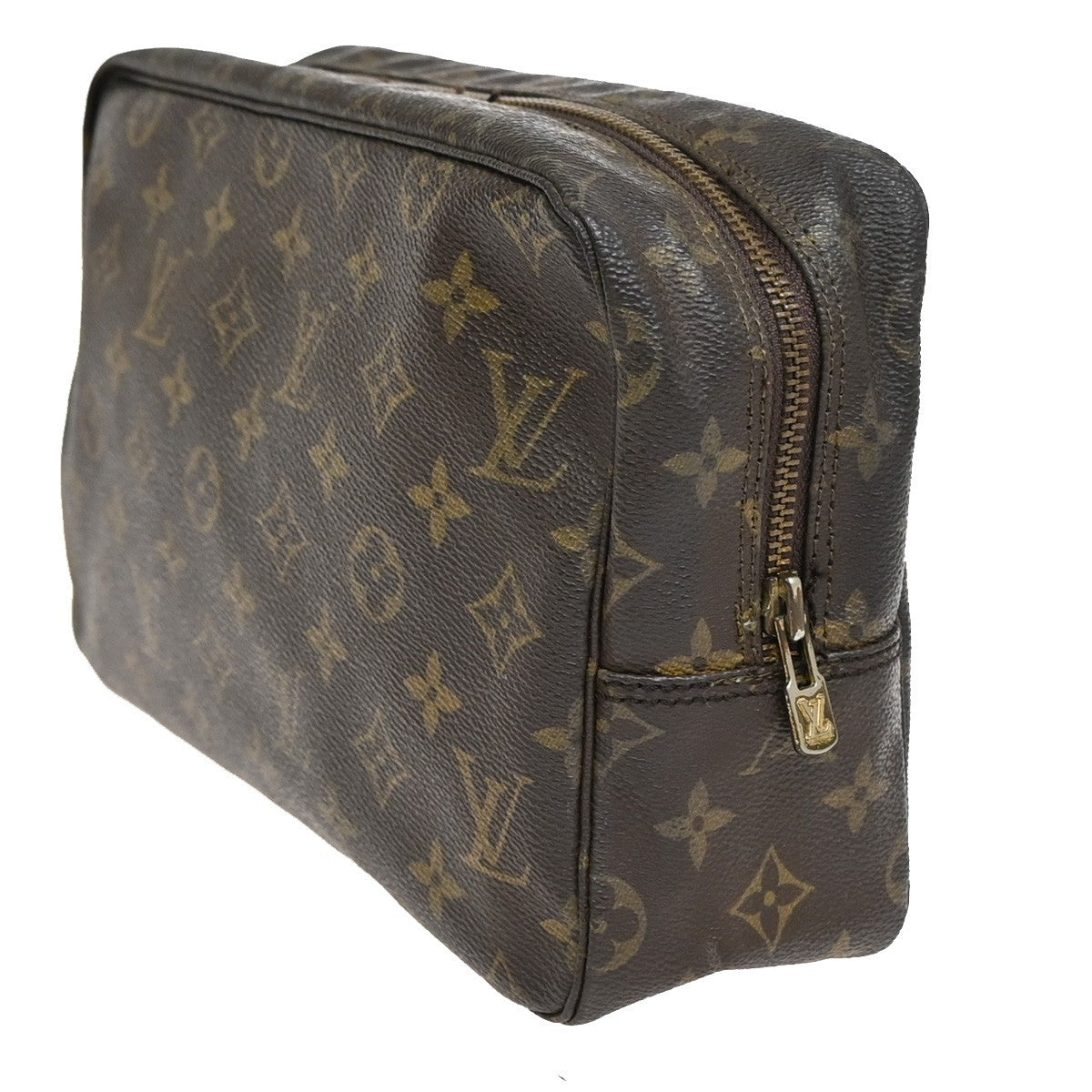 Louis Vuitton Trousse Toilette Monogram Canvas, BROWN, CANVAS, Clutche & pouche