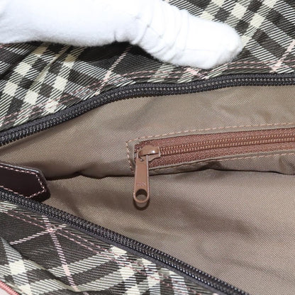 Burberry Nova Check Tote Nylon, PINK, NYLON, Tote bag