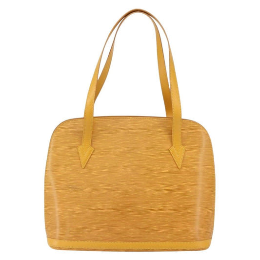 Louis Vuitton Lussac Handbag Epi Leather, YELLOW, LEATHER, Shoulder bag