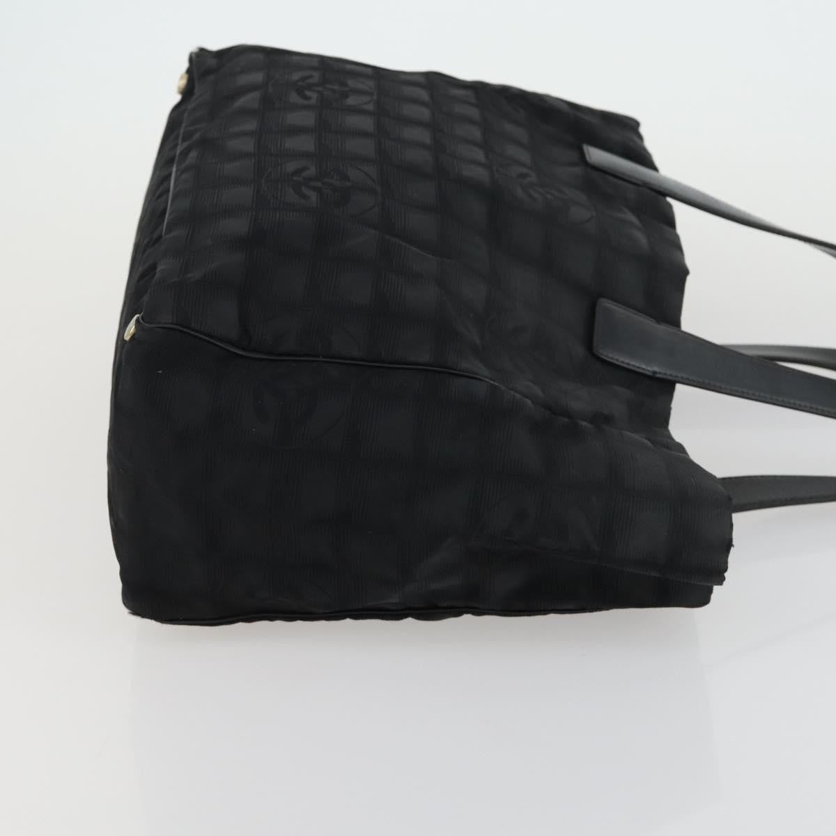 Chanel Fourre Tout Tote Multicolor Toile, BLACK, NYLON, Handbag