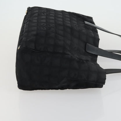 Chanel Fourre Tout Tote Multicolor Toile, BLACK, NYLON, Handbag