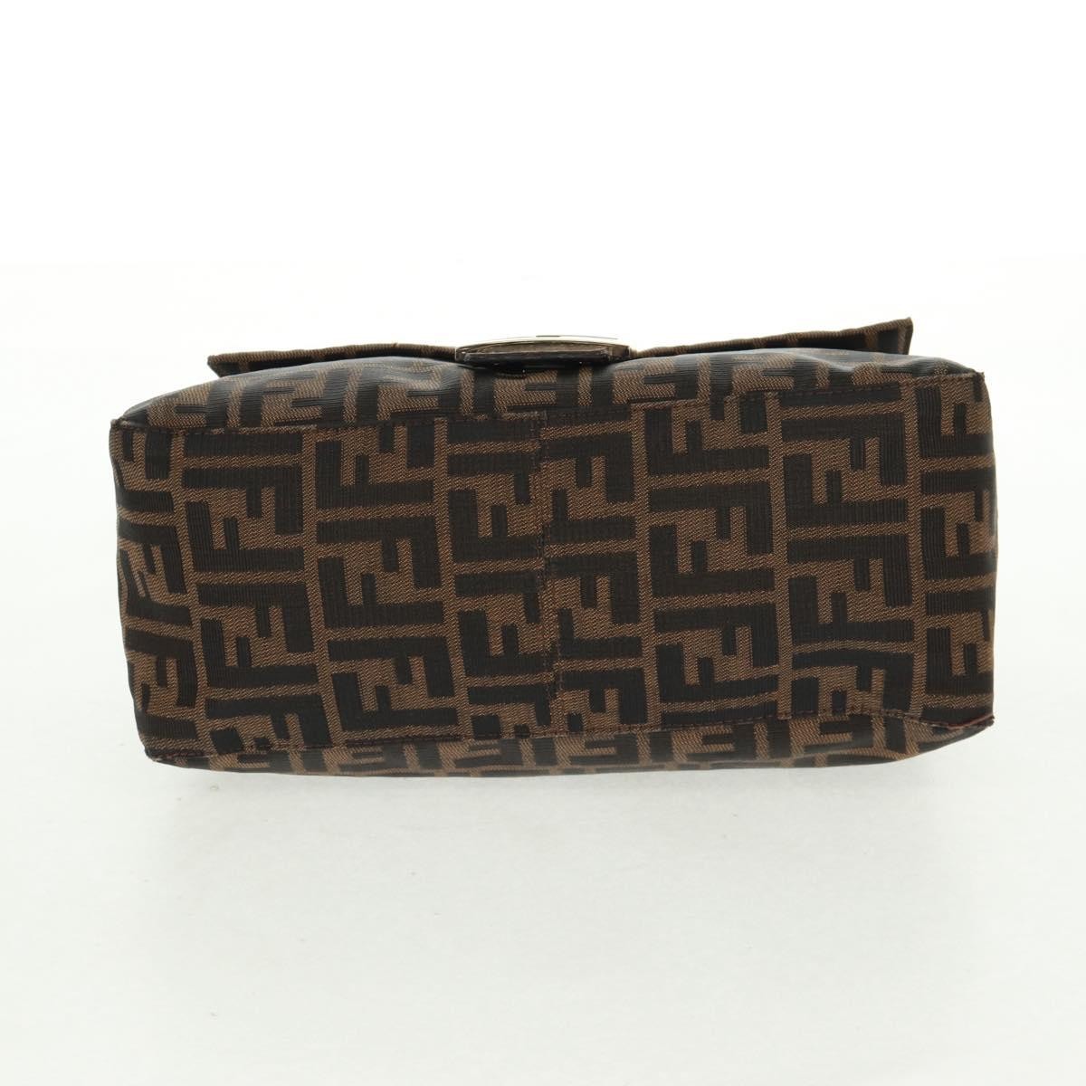 Fendi Mamma Baguette Zucca canvas, BLACK, CANVAS, Shoulder bag