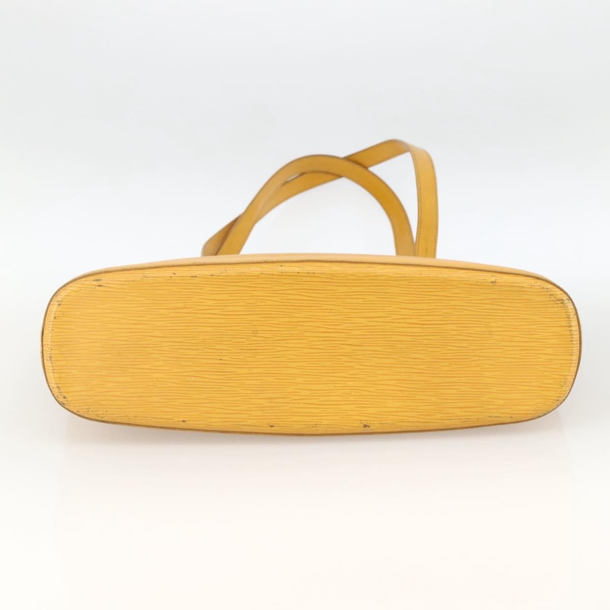 Louis Vuitton Lussac Handbag Epi Leather, Yellow, Leather, Shoulder Bag