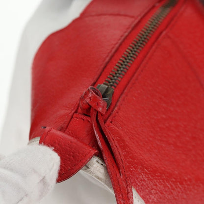 Balenciaga Work Classic Studs Bag Leather, WHITE, LEATHER, Handbag