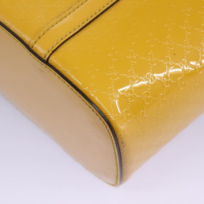 Gucci Nice Tote Microguccissima Patent, YELLOW, PATENT_LEATHER, Tote bag