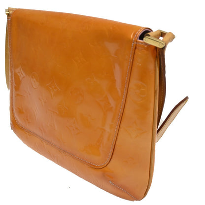 Louis Vuitton Thompson Street Handbag Monogram Vernis, YELLOW, PATENT_LEATHER, Shoulder bag