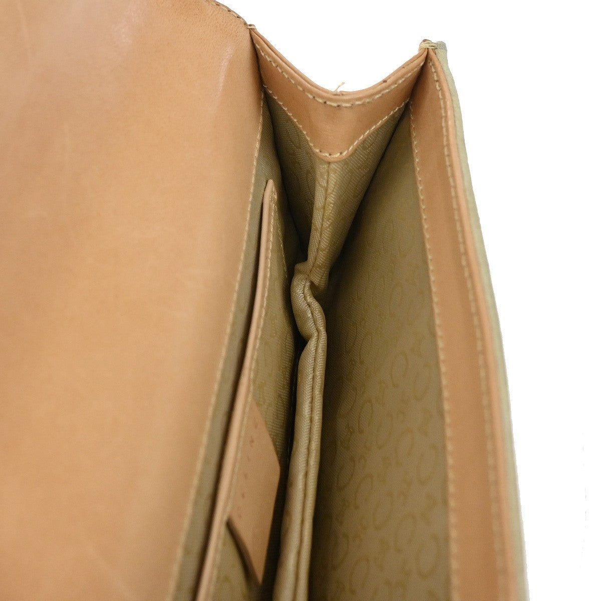 Celine C Macadam Shoulder bag Suede, BEIGE, SUEDE, Clutche & pouche