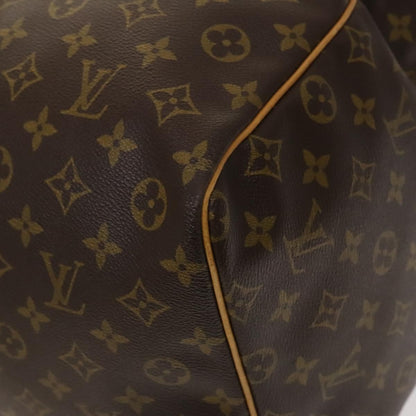 Louis Vuitton Keepall Bag Monogram Canvas, BROWN, CANVAS, Travel bag