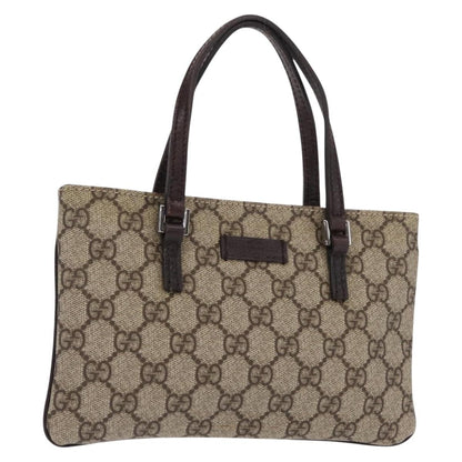 Gucci Vintage Handbag Canvas, BEIGE, PVC, Handbag