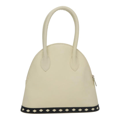 Saint Laurent Vintage Handbag Leather, WHITE, LEATHER, Handbag