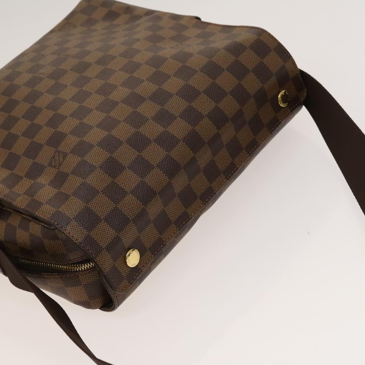 Louis Vuitton Naviglio Handbag Damier, BROWN, CANVAS, Shoulder bag
