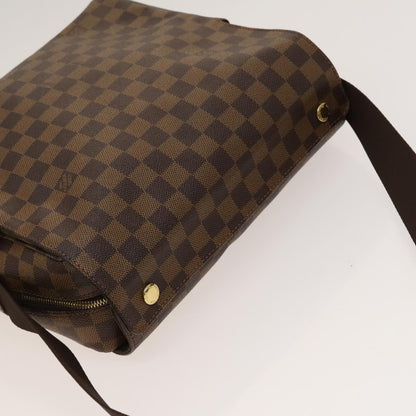 Louis Vuitton Naviglio Handbag Damier, BROWN, CANVAS, Shoulder bag