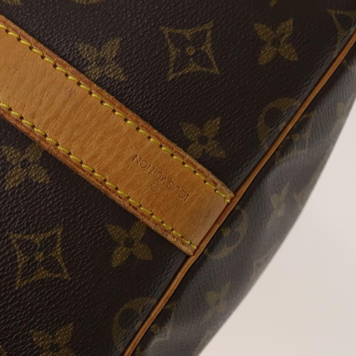 Louis Vuitton Keepall Bandouliere Bag Monogram Canvas, BROWN, CANVAS, Travel bag