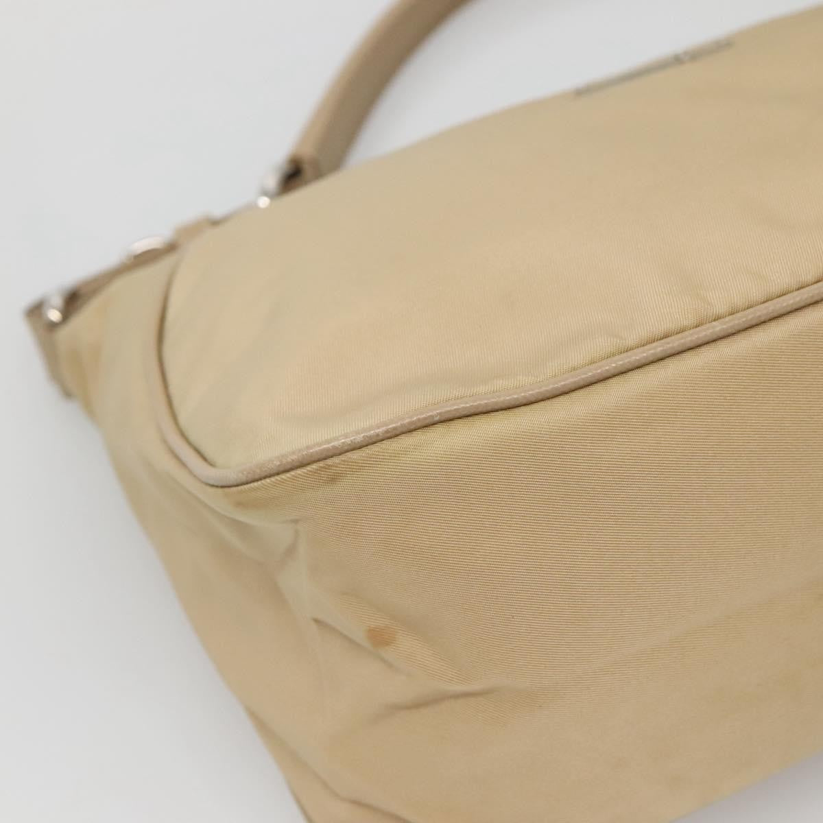 Prada Hobo Tessuto, BEIGE, NYLON, Shoulder bag