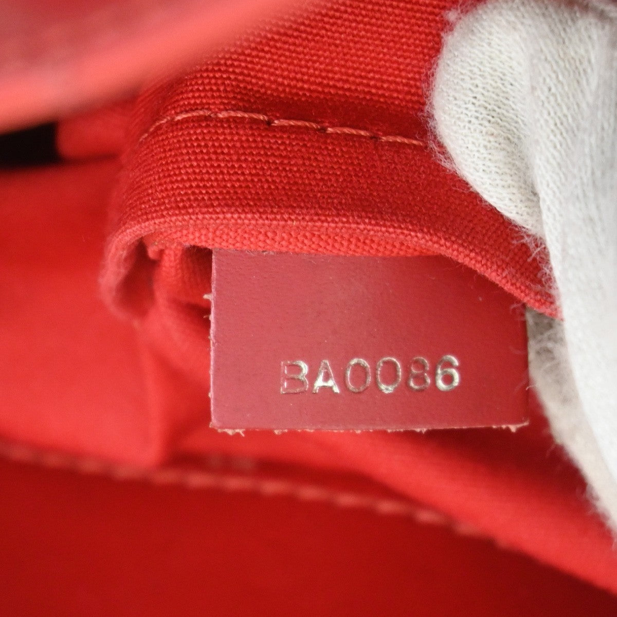 Louis Vuitton Passy Tote Epi Leather, RED, LEATHER, Tote bag