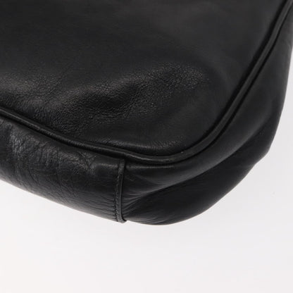 Fendi Vintage Shoulder Bag Leather, BLACK, LEATHER, Shoulder bag