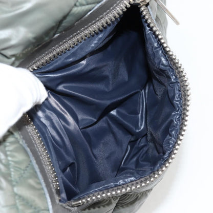 Chanel Coco Cocoon Messenger Bag Quilted Nylon, KHAKI, NYLON, Crossbody bag