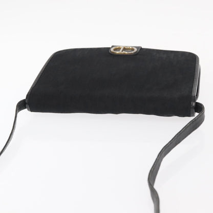 Christian Dior Vintage CD trotter Shoulder bag Canvas, BLACK, CANVAS, Shoulder bag