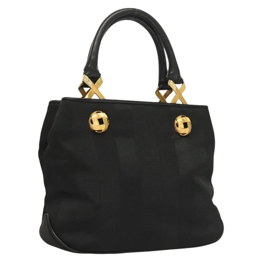 Salvatore Ferragamo Vintage Handbag Nylon, BLACK, NYLON, Handbag