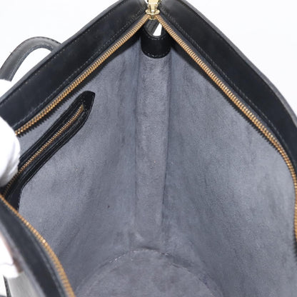 Louis Vuitton Saint Jacques Handbag Epi Leather, BLACK, LEATHER, Shoulder bag