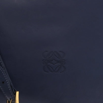 Loewe Flamenco Bag Leather, BLUE, LEATHER, Shoulder bag