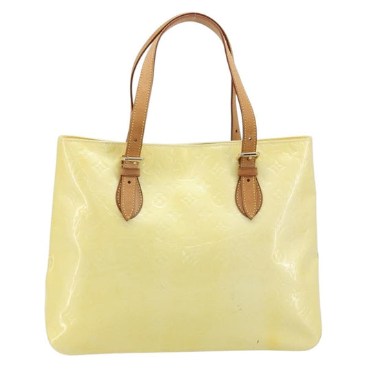 Louis Vuitton Brentwood Handbag Monogram Vernis, YELLOW, PATENT_LEATHER, Tote bag