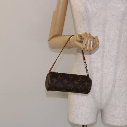 Louis Vuitton Papillon Pochette Monogram Canvas, BROWN, CANVAS, Handbag