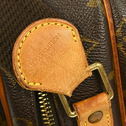 Louis Vuitton Reporter Bag Monogram Canvas, BROWN, CANVAS, Shoulder bag