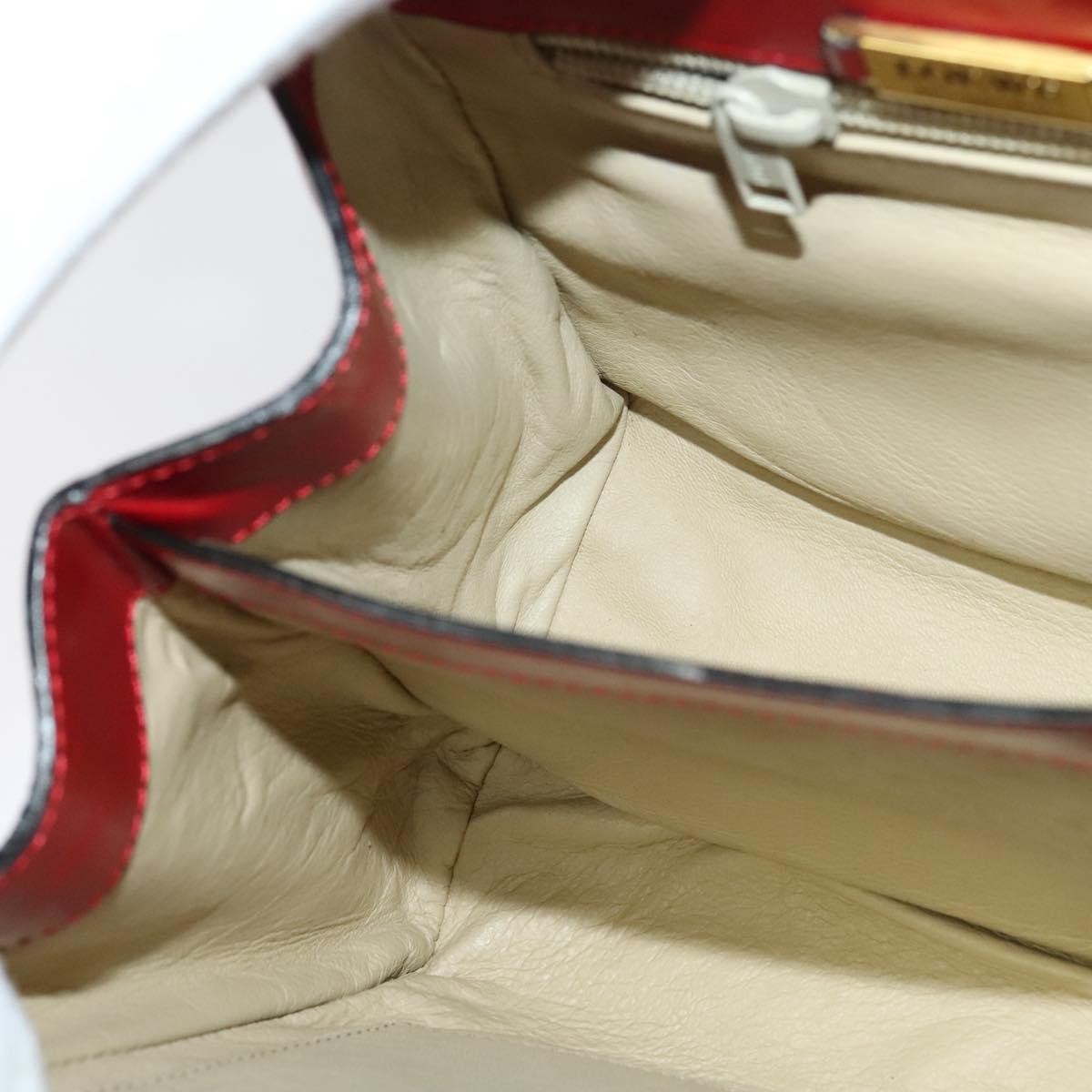 Loewe Anagram handbag Leather, RED, LEATHER, Handbag